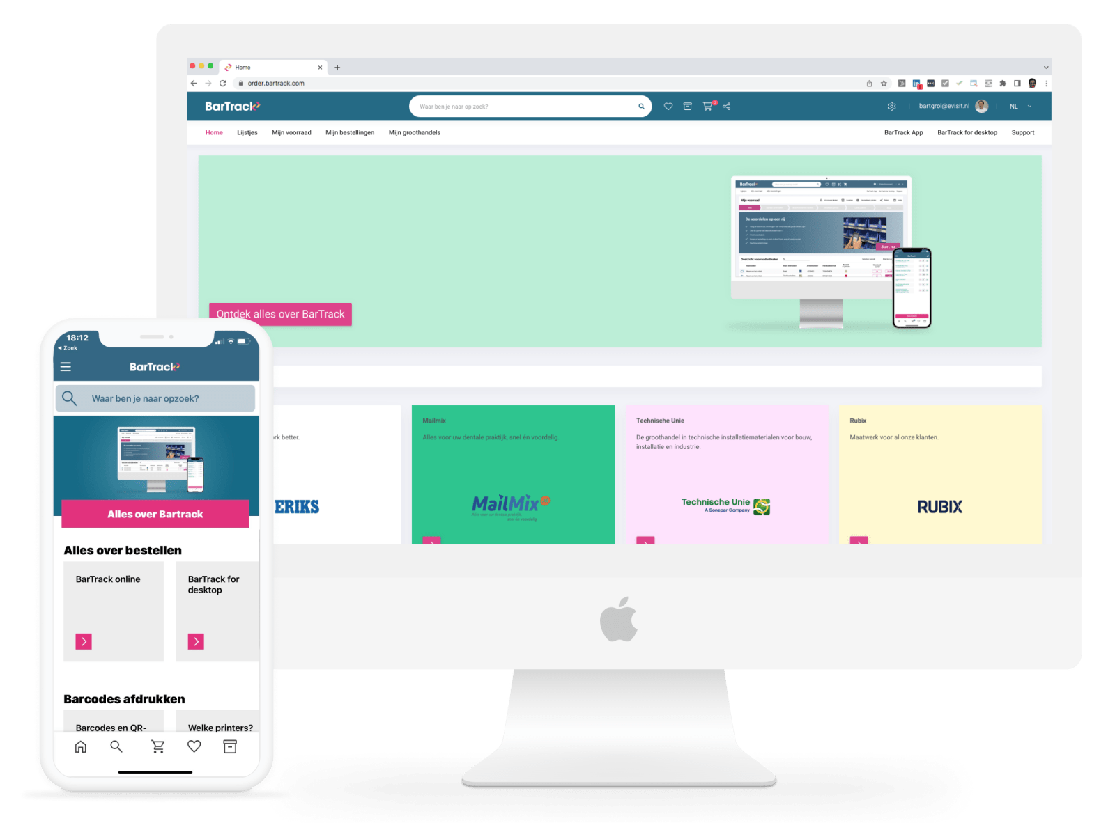 BarTrack - Home - Pc + app