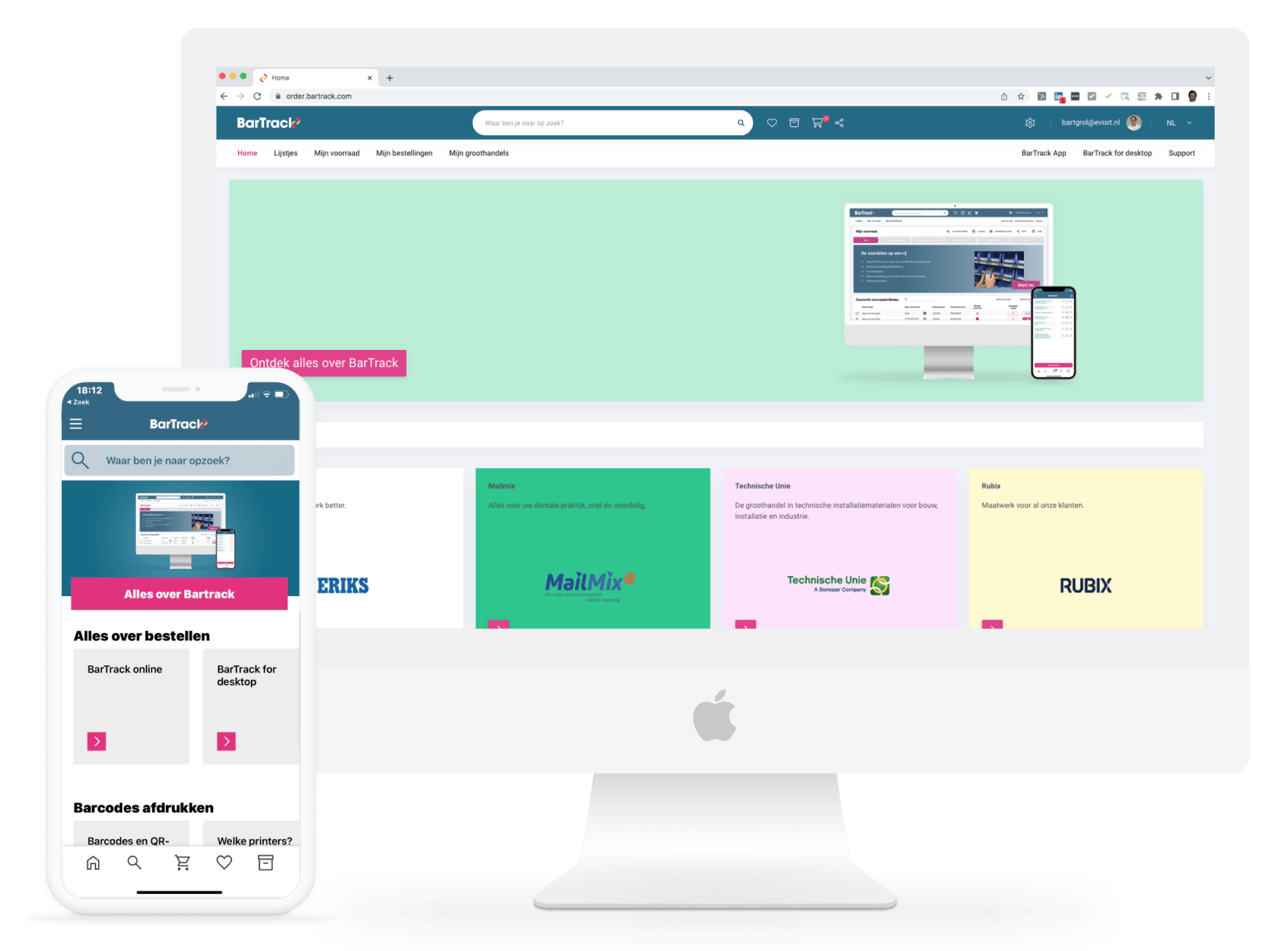 BarTrack - Home - Pc + app